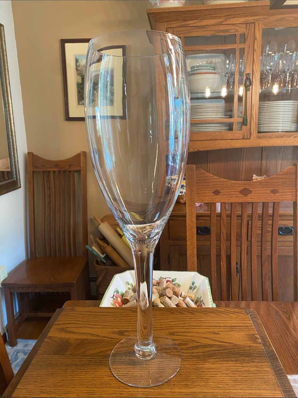 Full Bottle Wine Glass - 20”